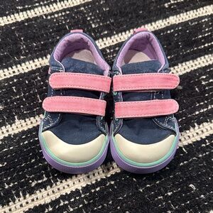 See Kai Run - Navy and Pink Velcro sneakers